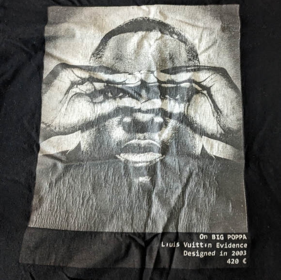 Hype Means Nothing Vintage Small Black Made in France Biggie Smalls Y2k 102024 - Picture 5 of 9